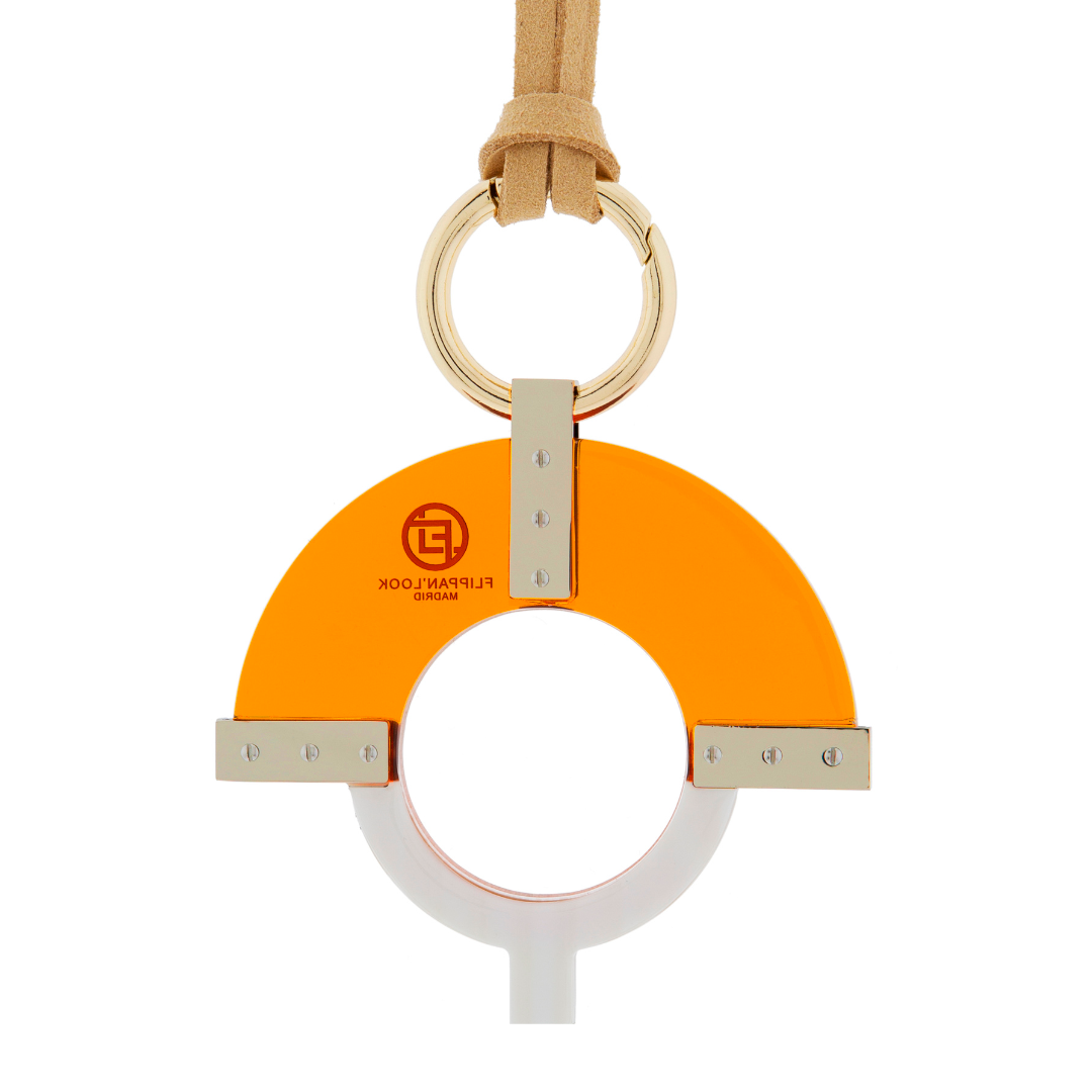 COLGANTE-GAFAS 60s NARANJA