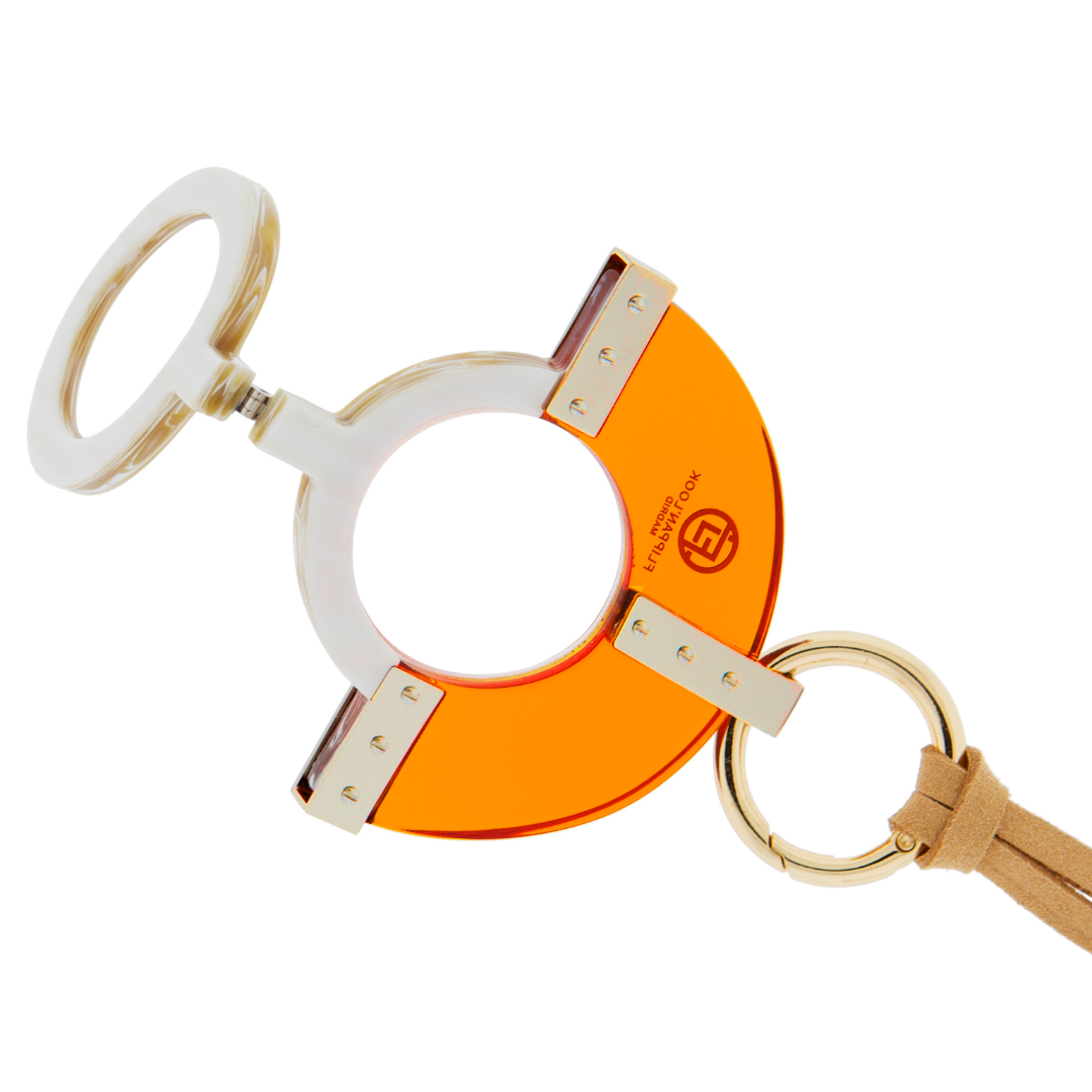 COLGANTE-GAFAS 60s NARANJA