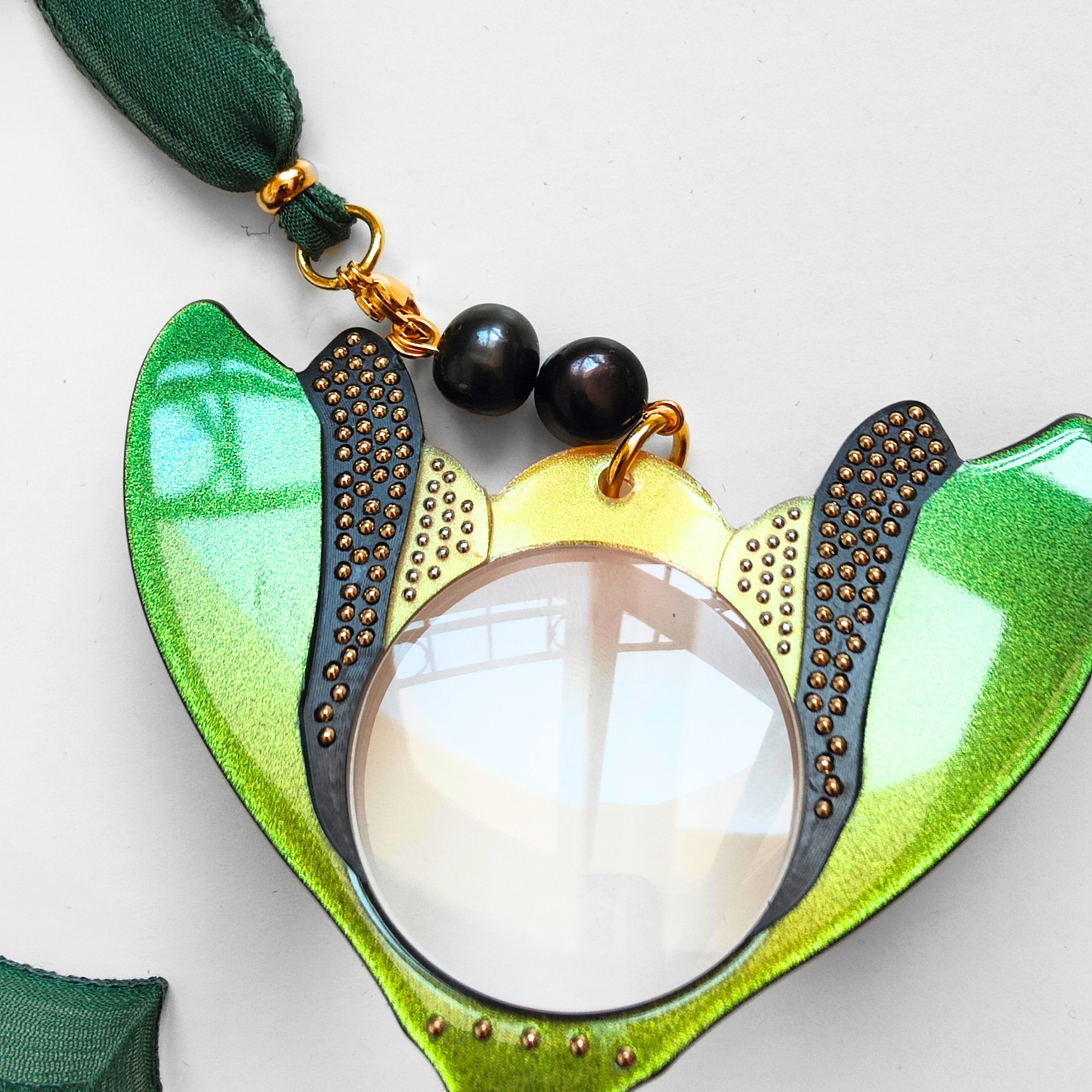 COLGANTE-GAFAS MOSCA VERDE