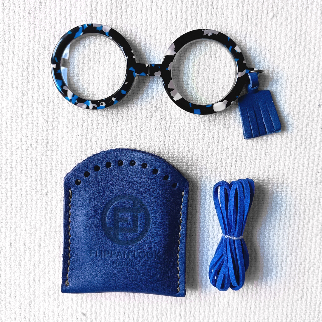 LENTES UOMO TERRAZO AZUL FL00432C