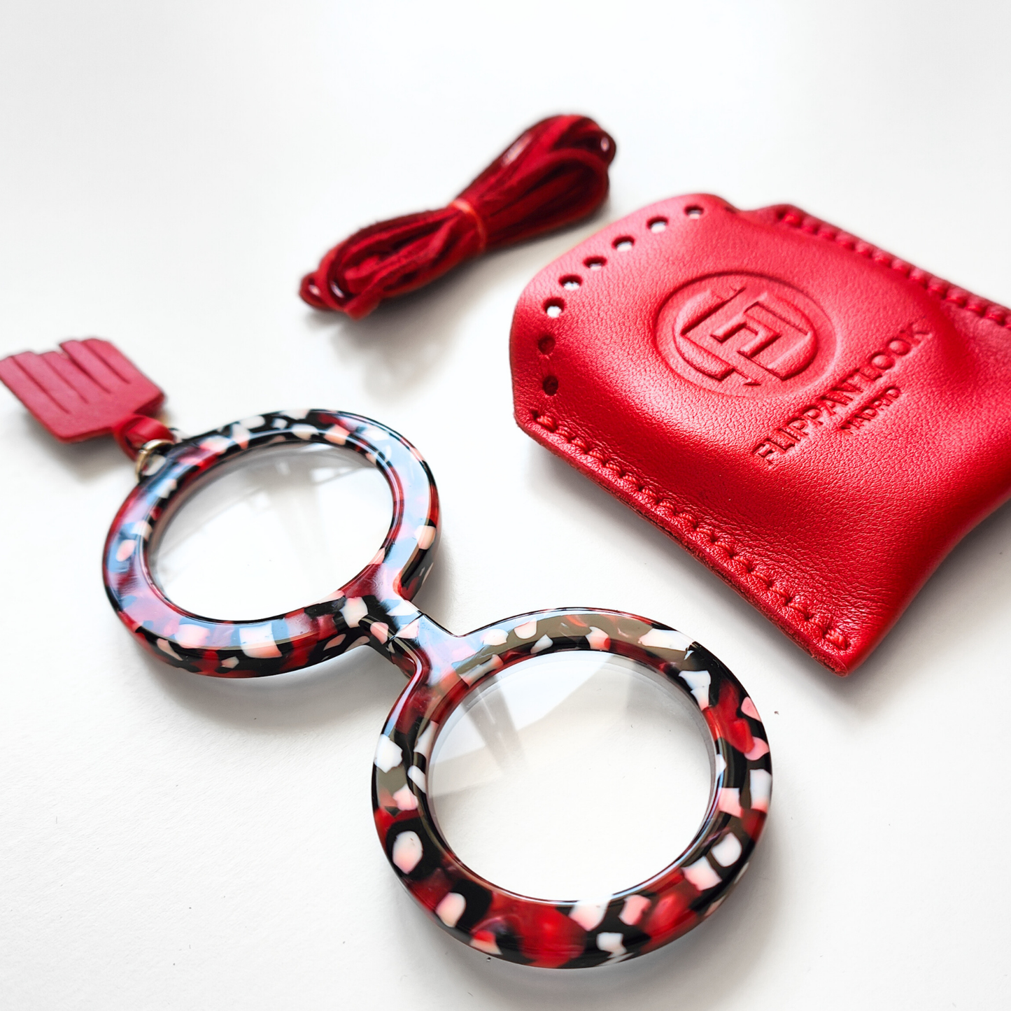 LENTES UOMO LUNARES ROJO FL00473C