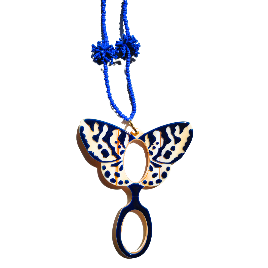 COLGANTE-LENTES MARIPOSA VAN DER AST AZUL