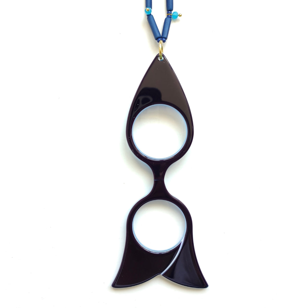 COLGANTE-GAFAS TULIPAN AZUL
