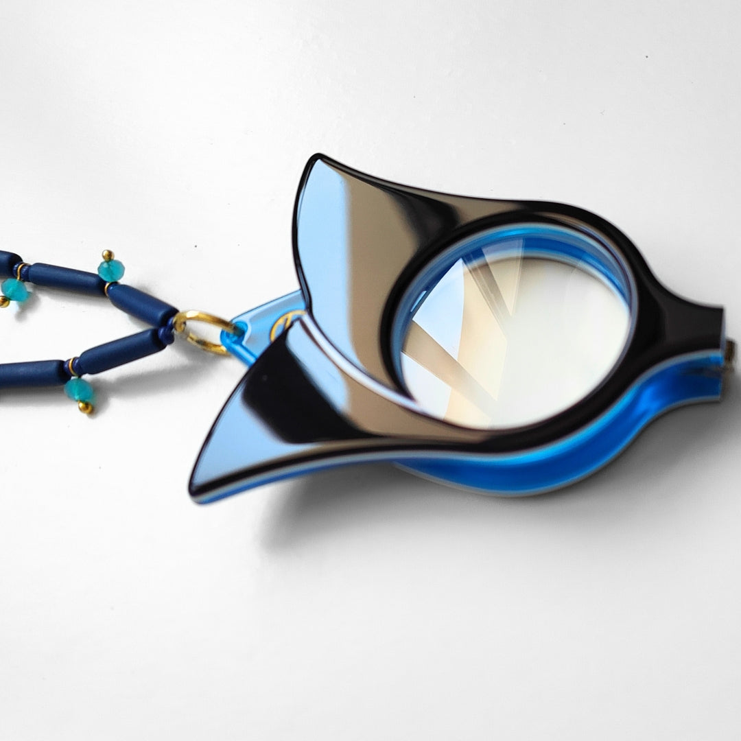 COLGANTE-GAFAS TULIPAN AZUL