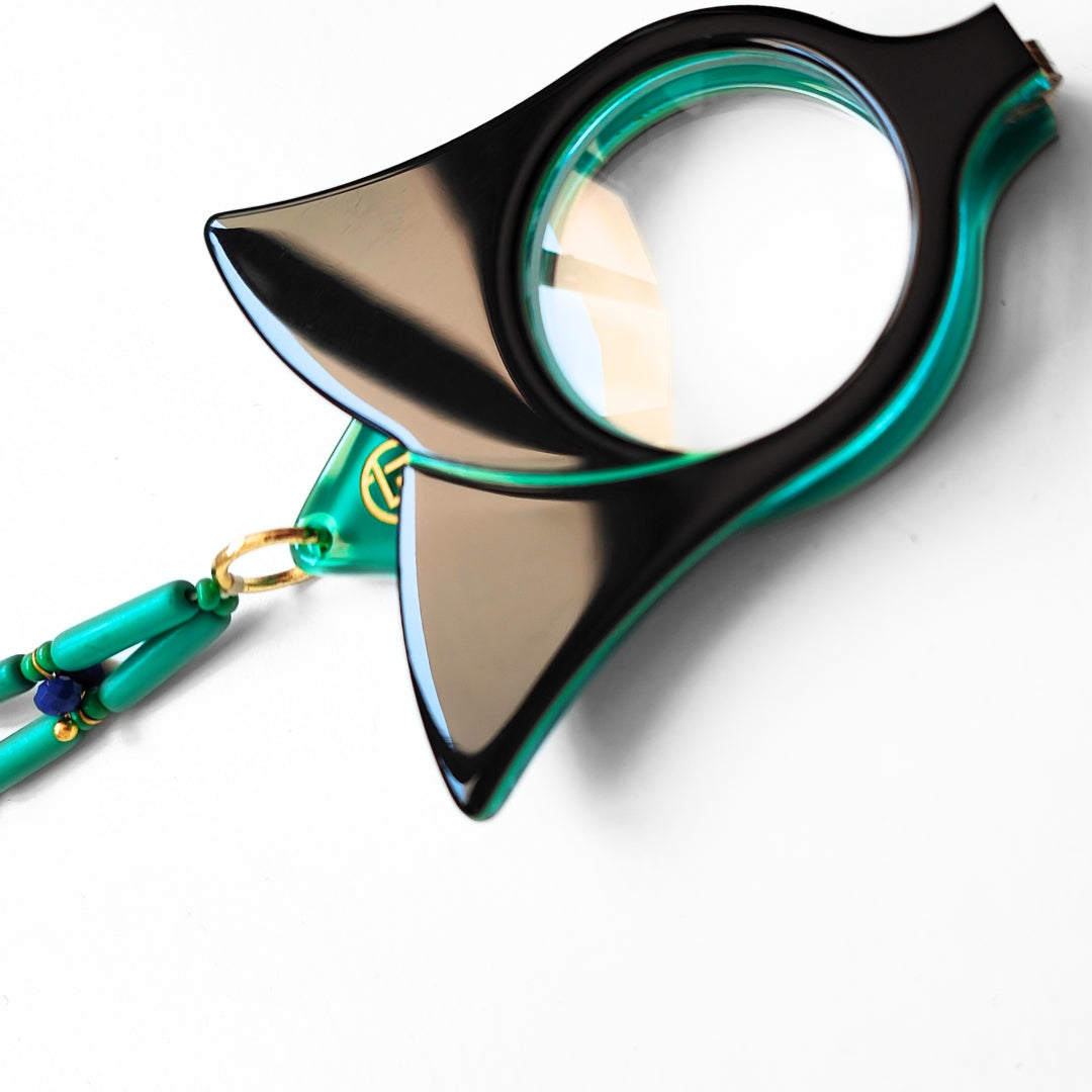 COLGANTE-GAFAS TULIPAN VERDE