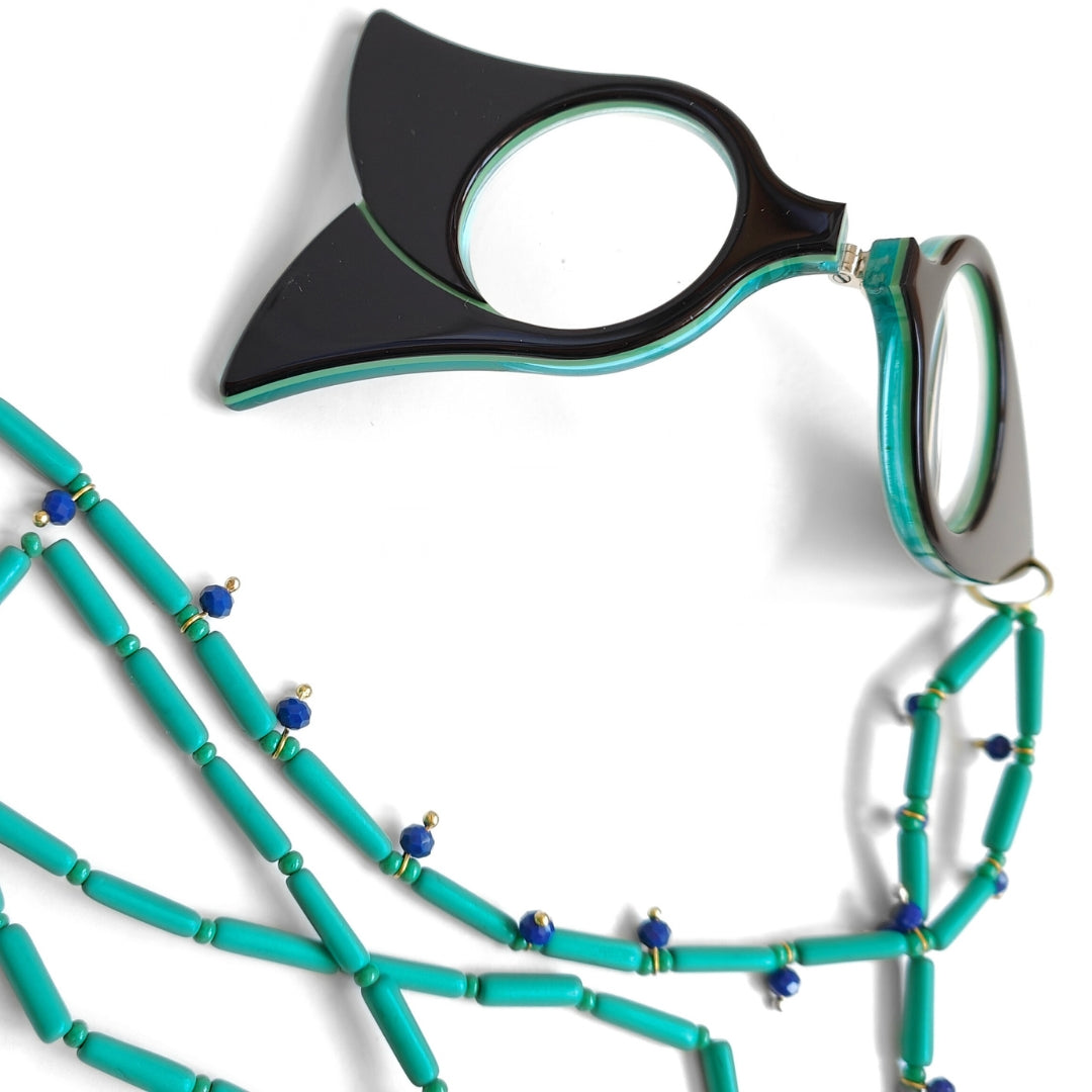 COLGANTE-GAFAS TULIPAN VERDE