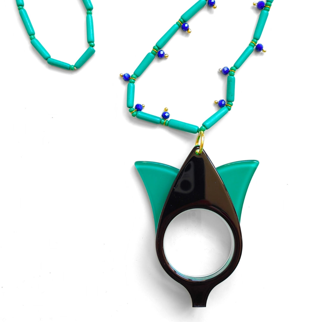 COLGANTE-GAFAS TULIPAN VERDE