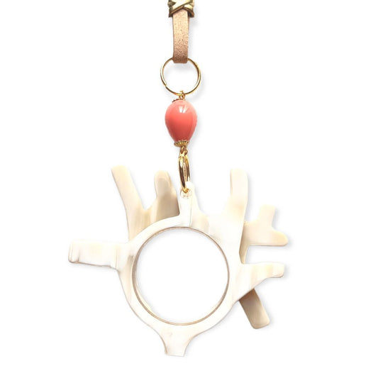COLGANTE-LENTES CORAL