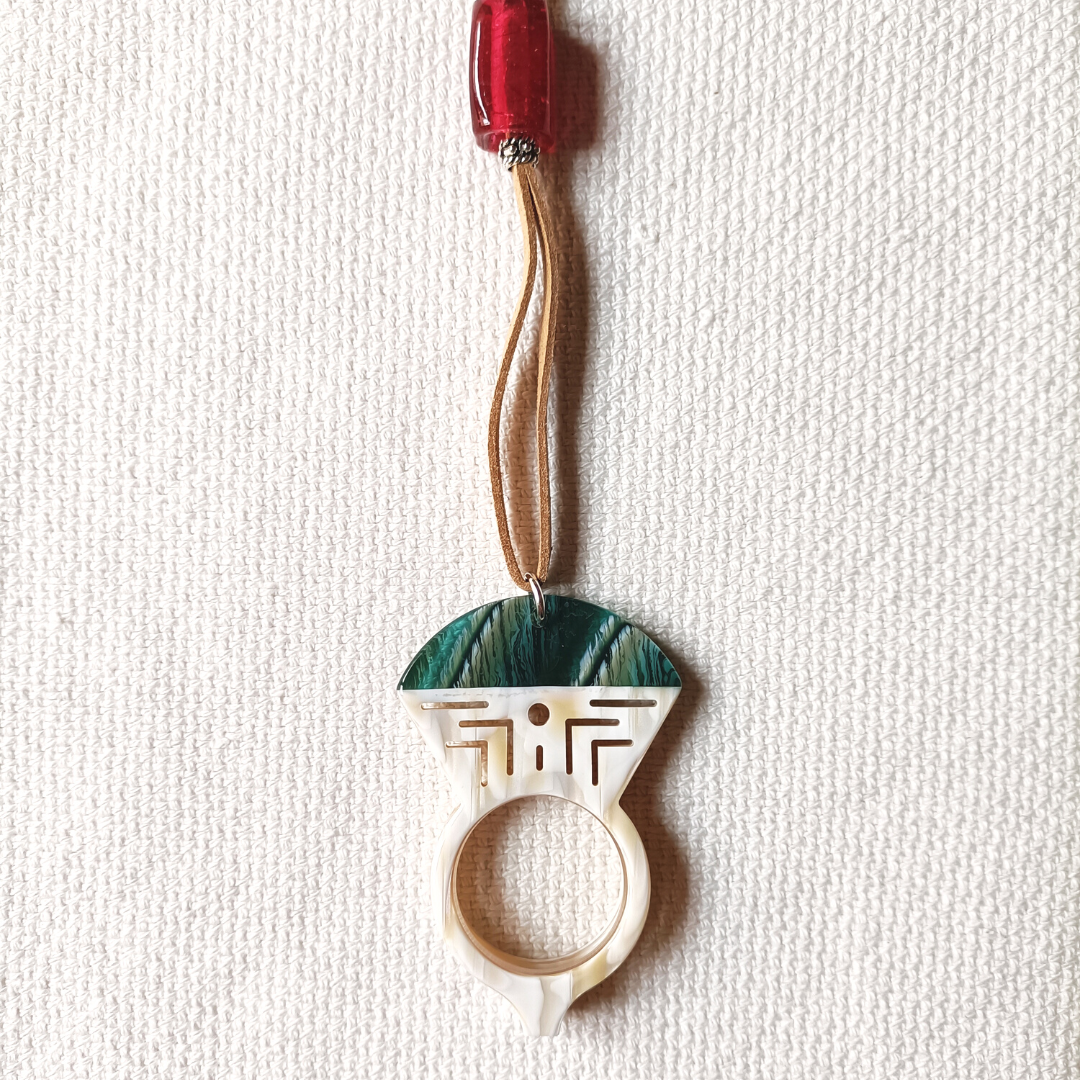 Tuareg tribal verde FL00377C