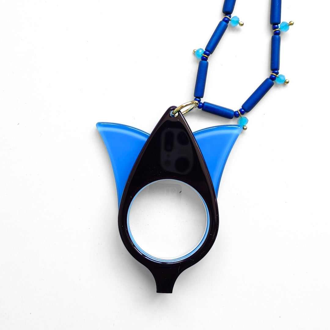 COLGANTE-GAFAS TULIPAN AZUL